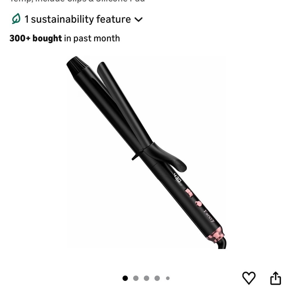 Black and Pink Waver - Professional Hair Styling Iron